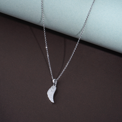Silver Angel Wing Chain Pendant