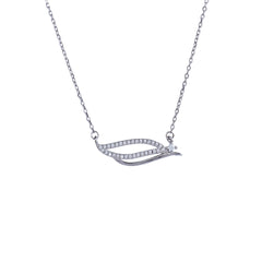 Silver Leaf Chain Pendant