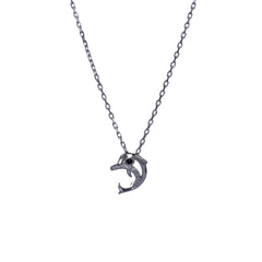 Silver Dolphin Chain Pendant