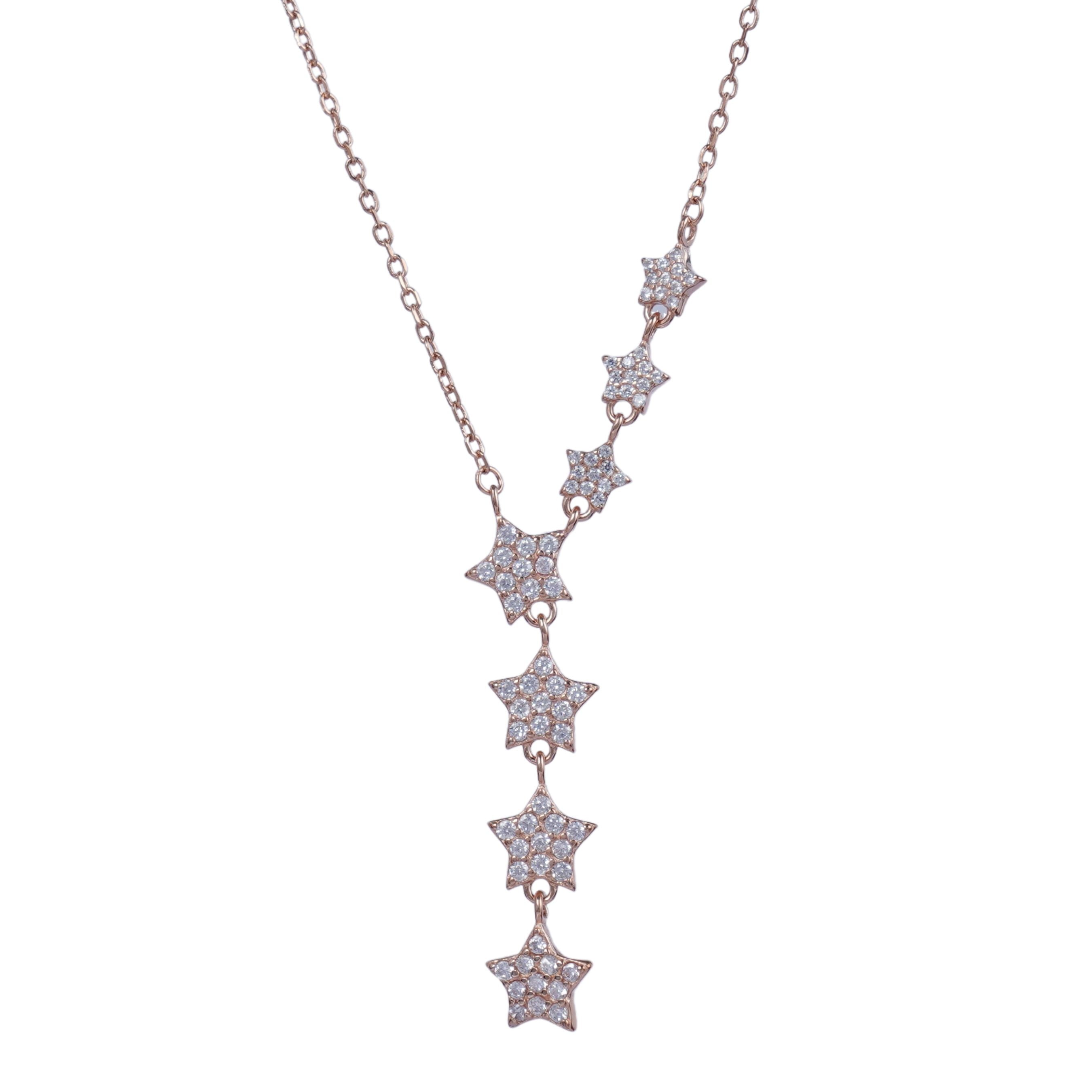 Seven Classy Silver Star Necklaces