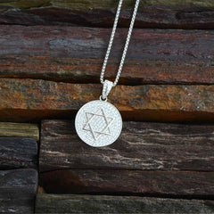 Sterling Silver Star of David Pendant