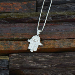 Sterling Silver Hamsa Pendant