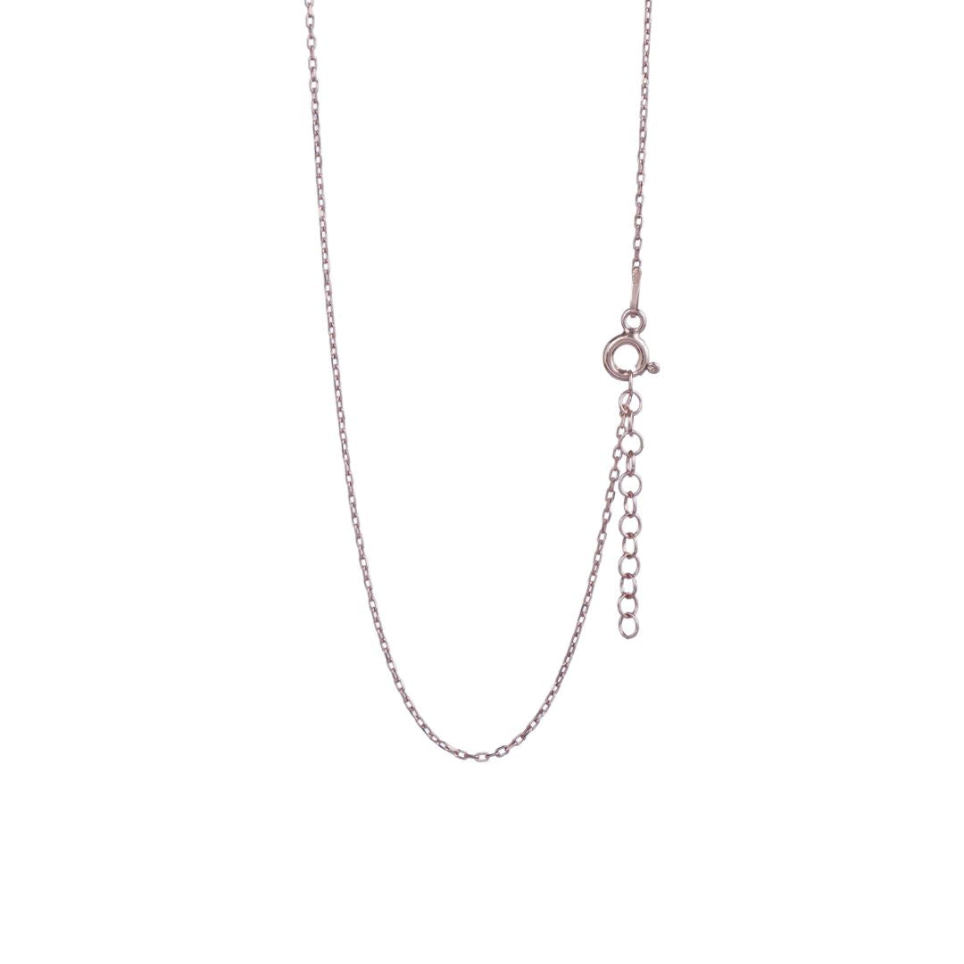 Solid Gold Mom Baby Chain Pendant