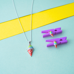 Shaved  Kids Pendant Set