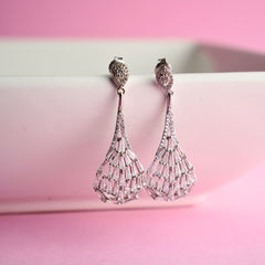 Studded Embellished Drop Earrings