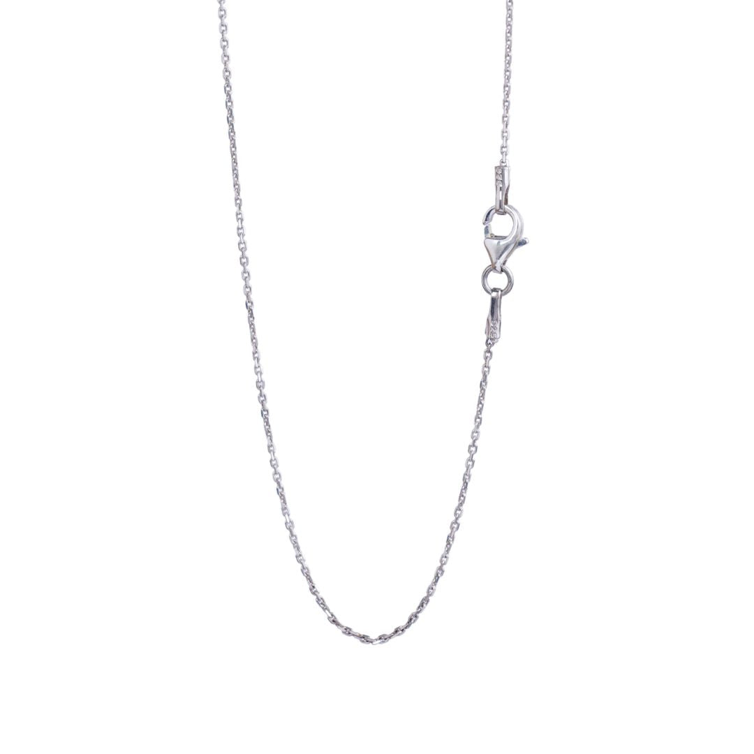 Silver Triangle Shape Chain Pendant