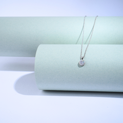 Round-Cut Solitaire Chain Pendant