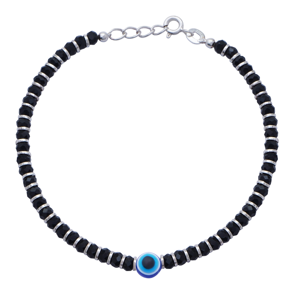 Evil Eye Black Bead Bracelet