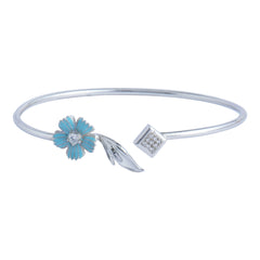 Silver Flower Bracelet