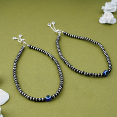 Sterling Silver Evil Eye Anklets