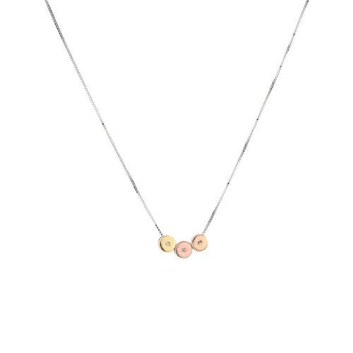 Rose Gold Trio Parkling Pendant - silvermark