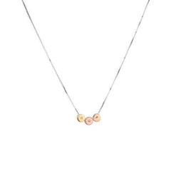 Rose Gold Trio Parkling Pendant - silvermark