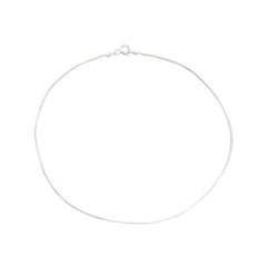 Summer Styles Simple Chain Anklet - silvermark