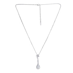 Swarvoski Signature Drop Necklace - silvermark