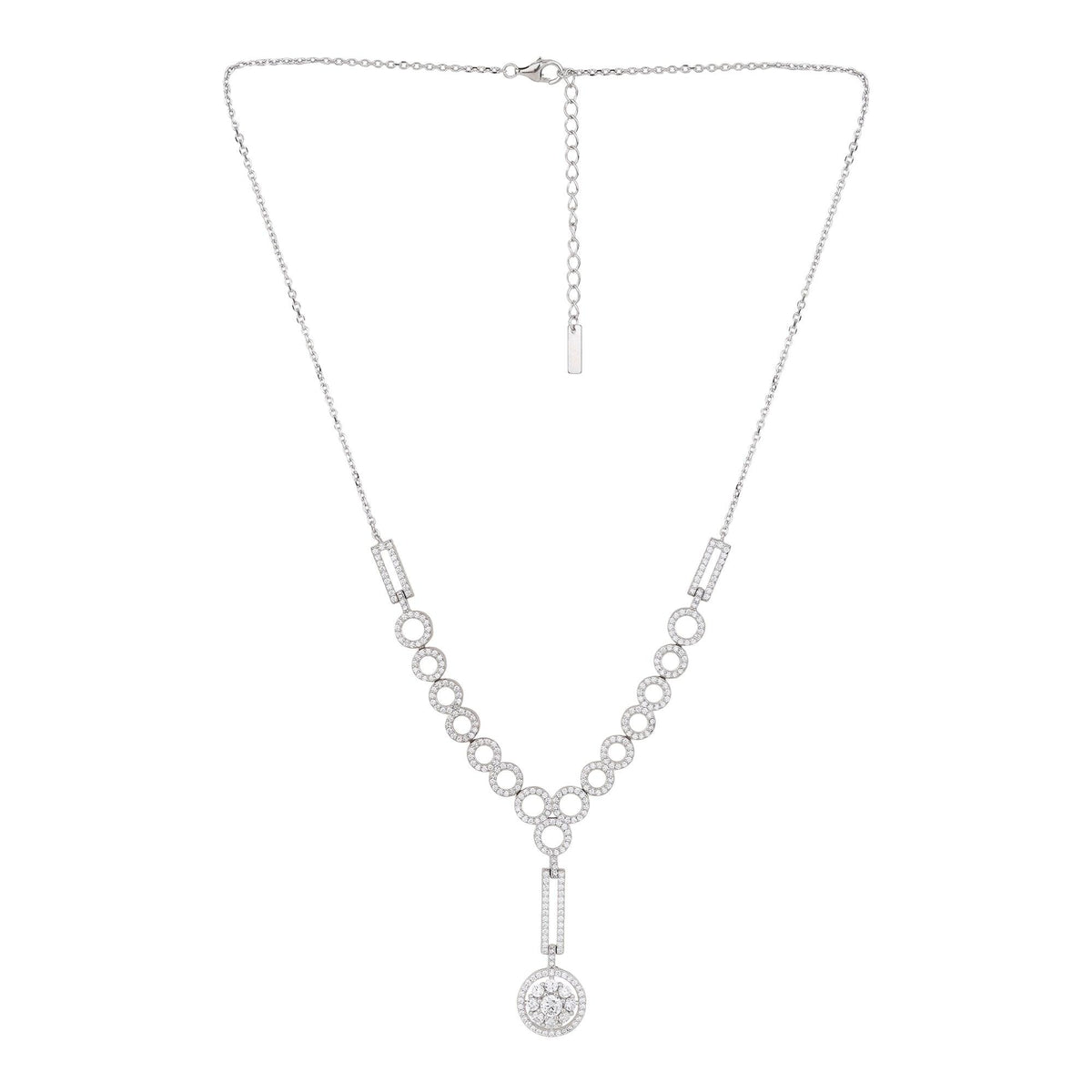 Swarvoski Sparkling Treasure Fairytale Drop Necklace - silvermark