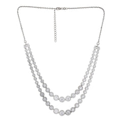 Swarvoski Classic Single Line Necklace - silvermark
