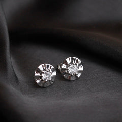 Charming Silver Shine Studs - silvermark