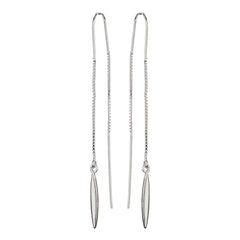 Dangling Silver Spear Earrings - silvermark