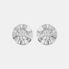 Charming Silver Shine Studs - silvermark