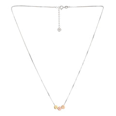 Rose Gold Trio Parkling Pendant - silvermark