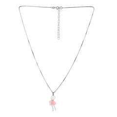 Sterling Silver Ballerina Dancer  Pendant - silvermark