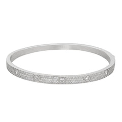 Unisex Silver Openable Bracelet - silvermark