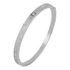 Unisex Silver Openable Bracelet - silvermark