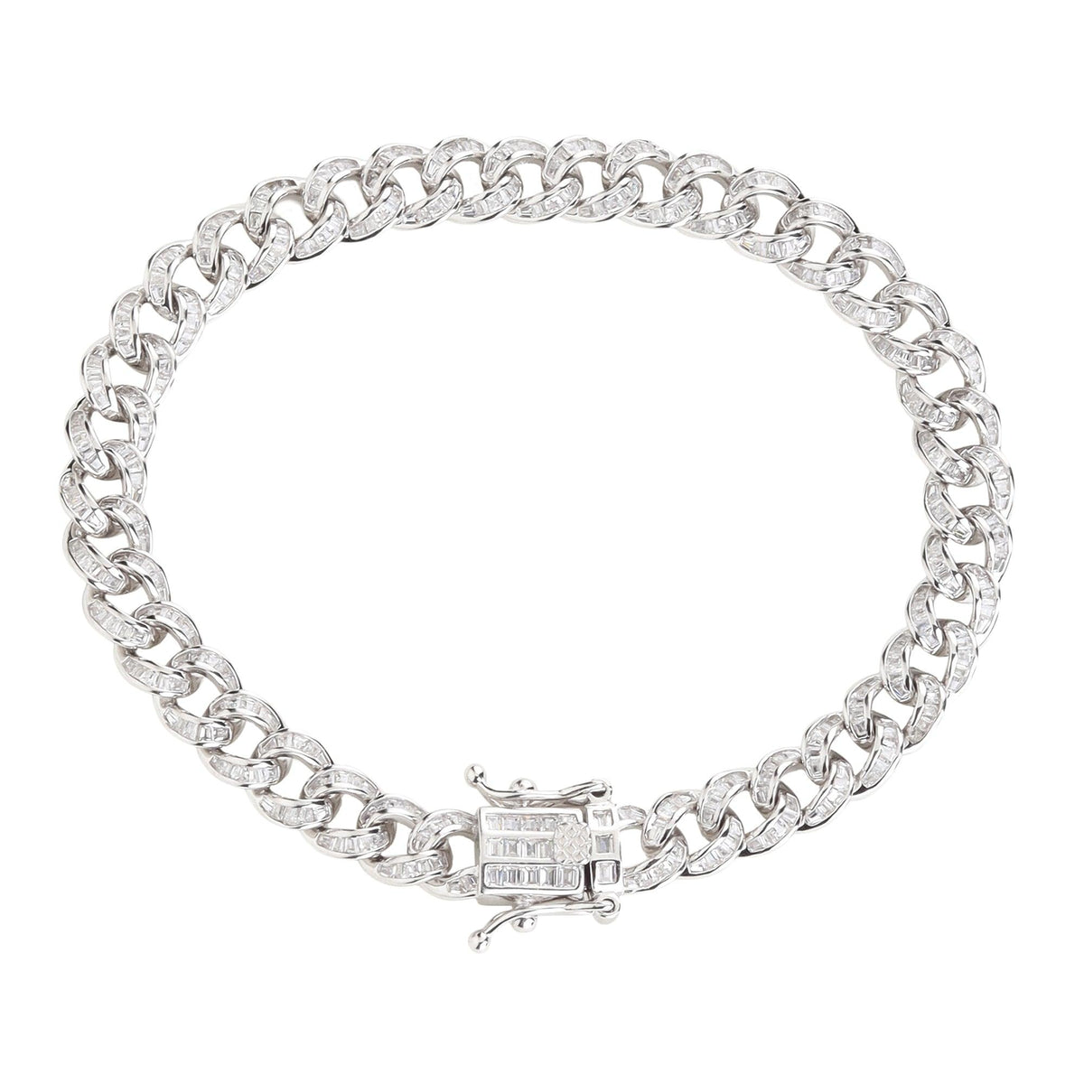 Silver Curb Link Chain Bracelet - silvermark