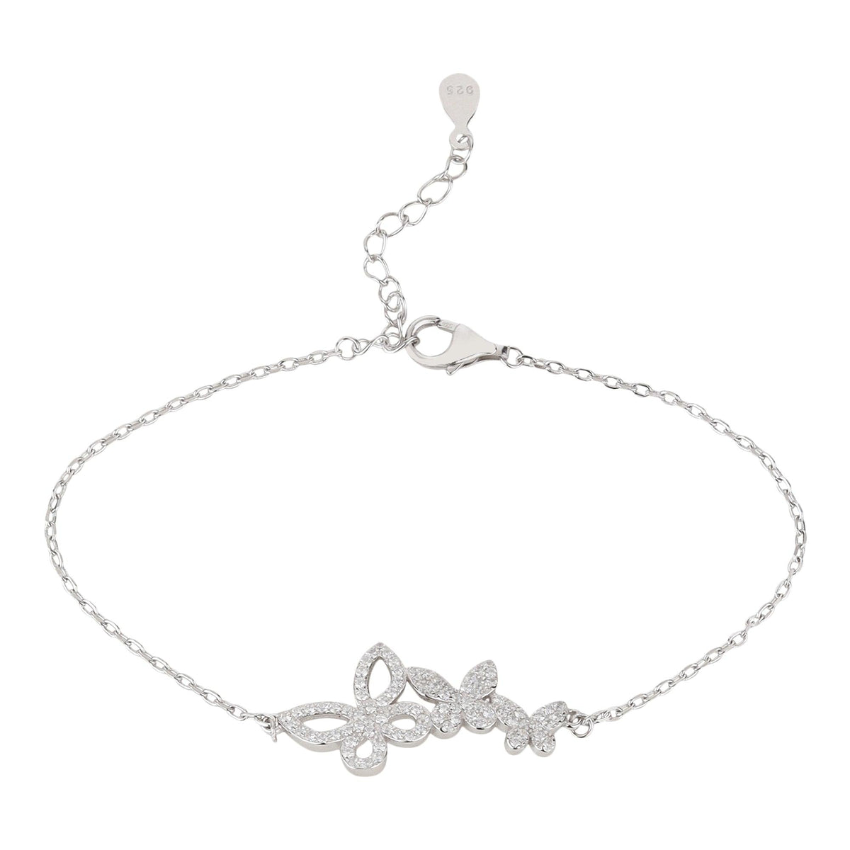 Classic Sliver Butterfly Bracelet - silvermark